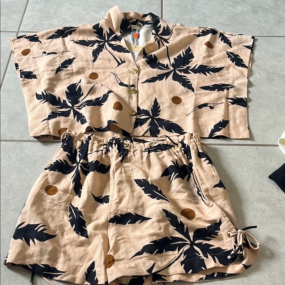 Tropical Print Women's Shorts